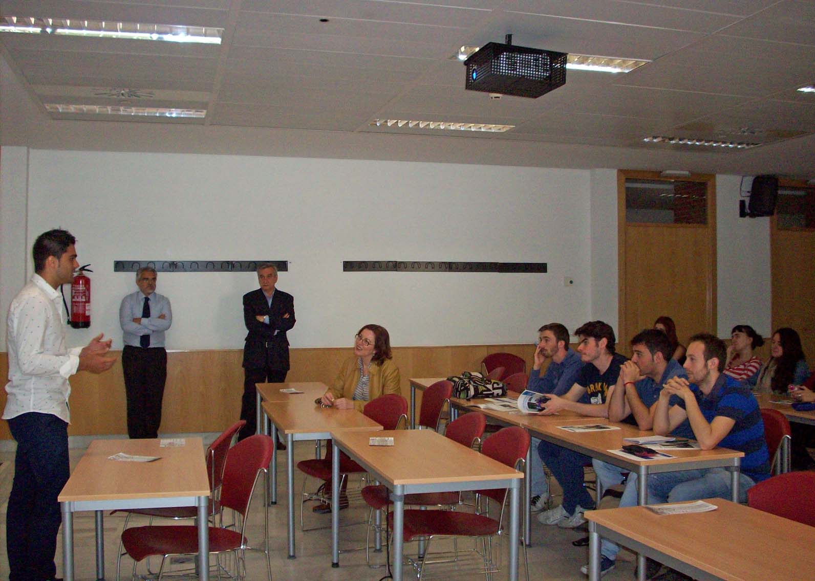 La asociación visita la Universidad Carlos III de Madrid. Foto: APM